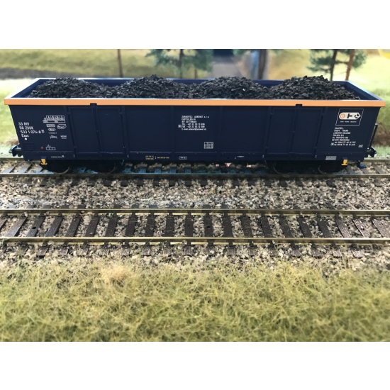Zestaw 2 wagonów węglarek (typ Eaos) Roco 76086 HO